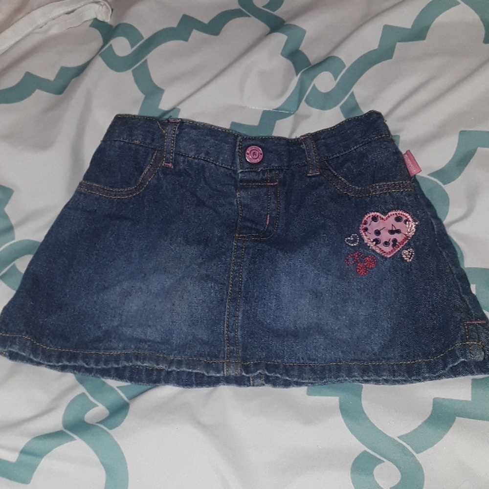 Baby jean skirt